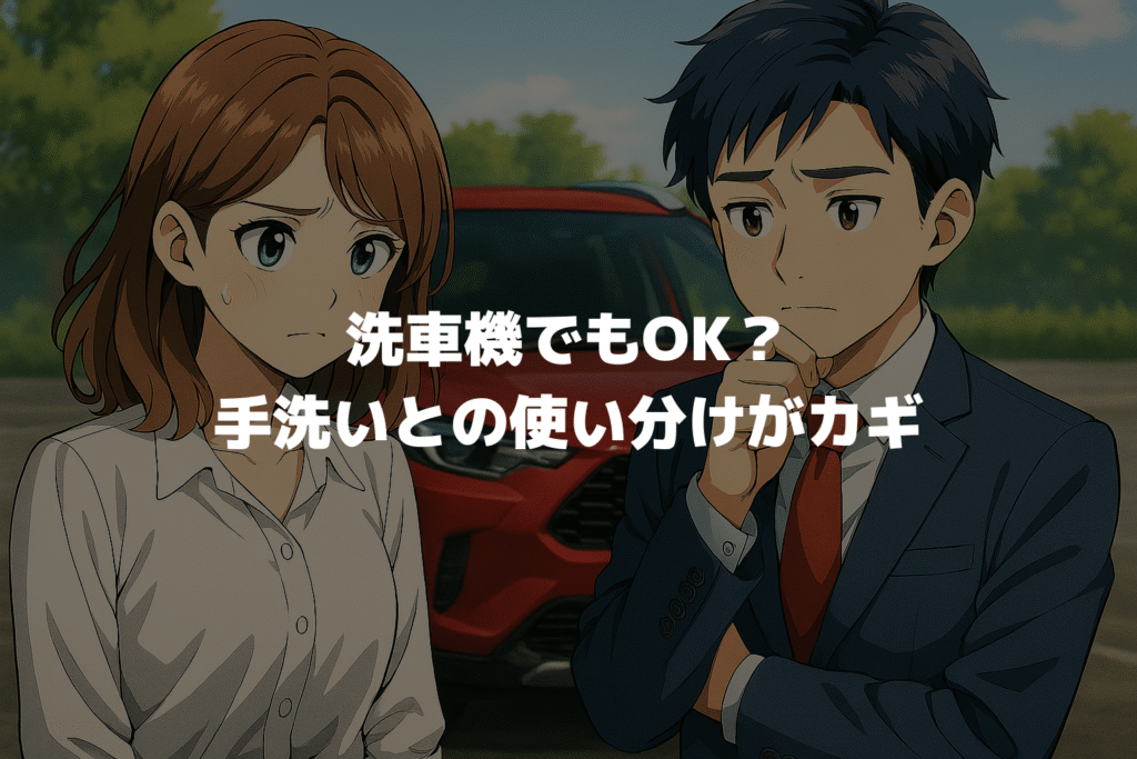 カローラクロスは洗車機でもOK？手洗いとの使い分けがカギ
