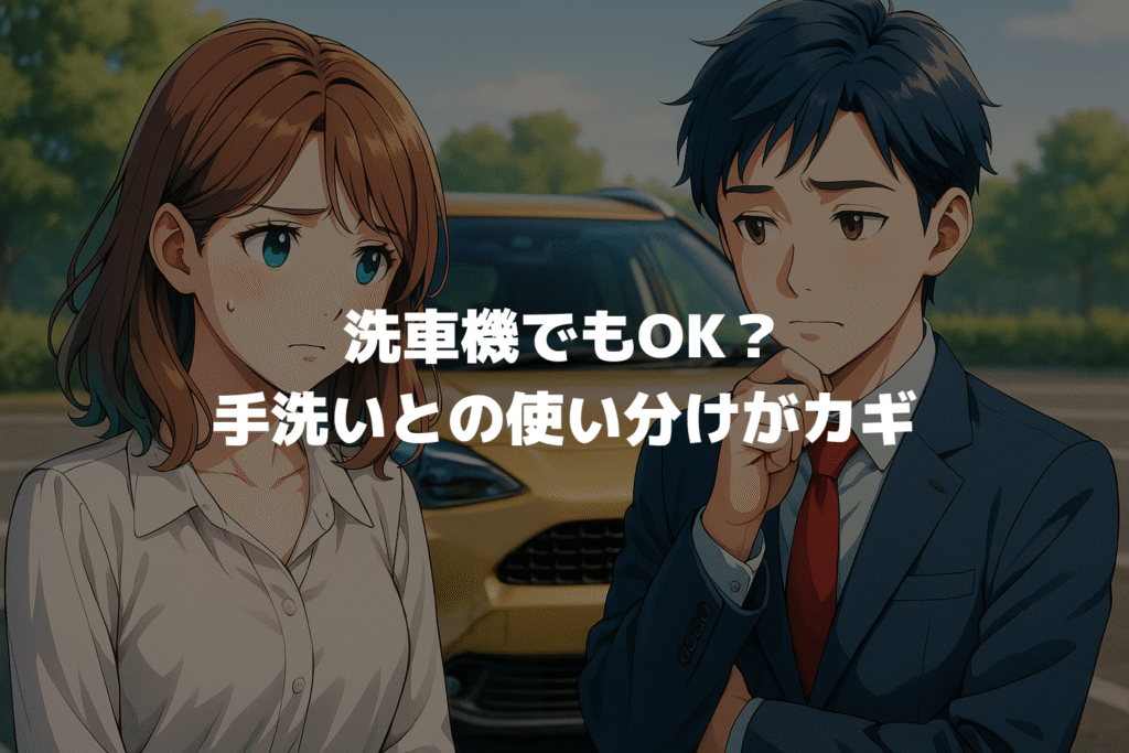 ヤリスクロスは洗車機でもOK？手洗いとの使い分けがカギ