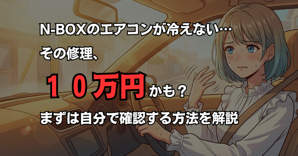 N-BOXのエアコンが効かない！冷えない原因と対策｜修理費用と買い替えの判断基準